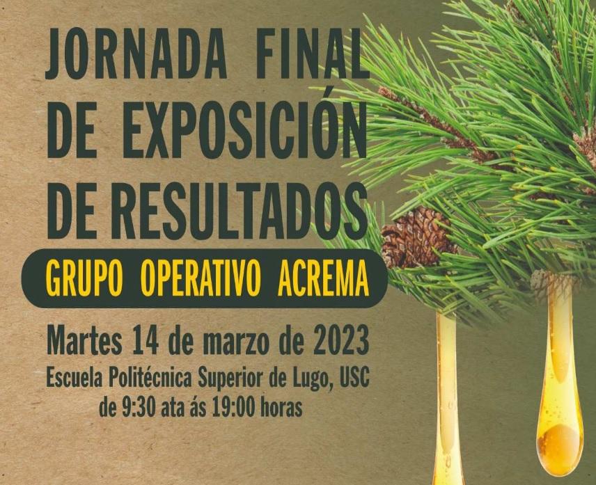 XORNADA FINAL DE EXPOSICIÓN DE RESULTADOS - GRUPO OPERATIVO ACREMA
