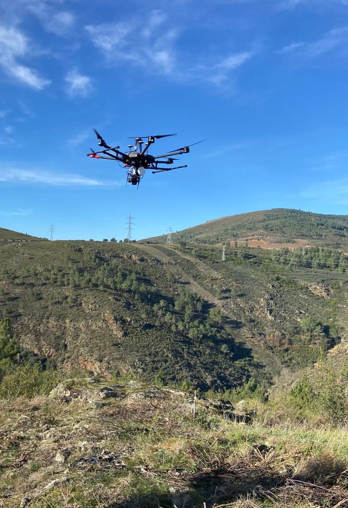 CAPTURA DE INFORMACIÓN MEDIANTE DRON NO PROXECTO LIFE-SILFORE 